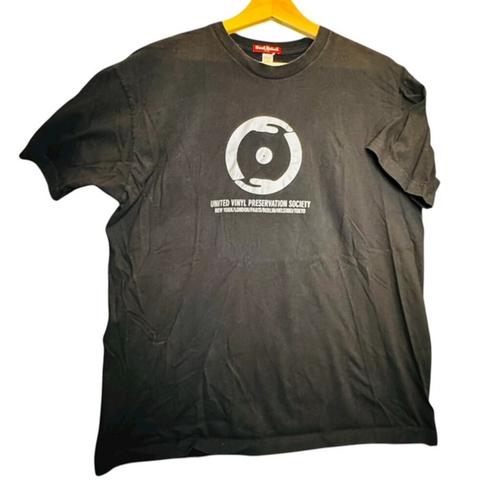 Soul Rebel N.Y.C. United Vinyl Preservation Society Blk TShirt Sz XL Records